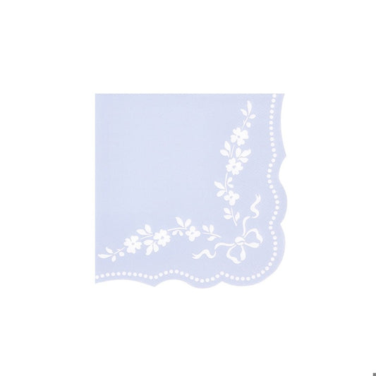 Rococo Blue Small Napkins