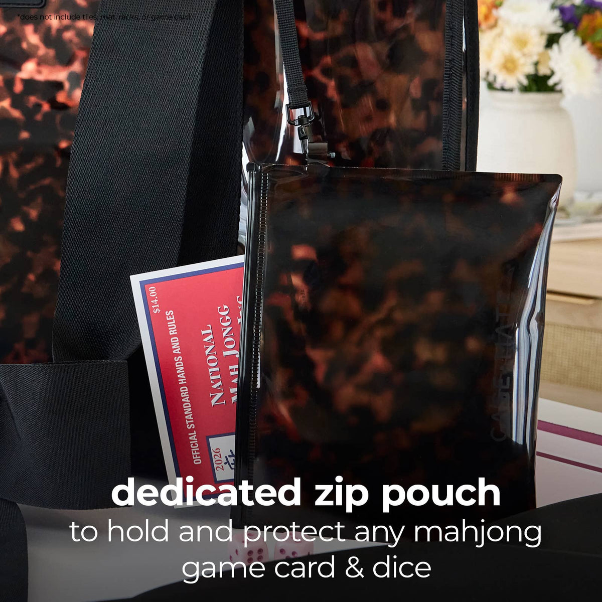 Mahjong Jelly Tote | Tortoiseshell Bow