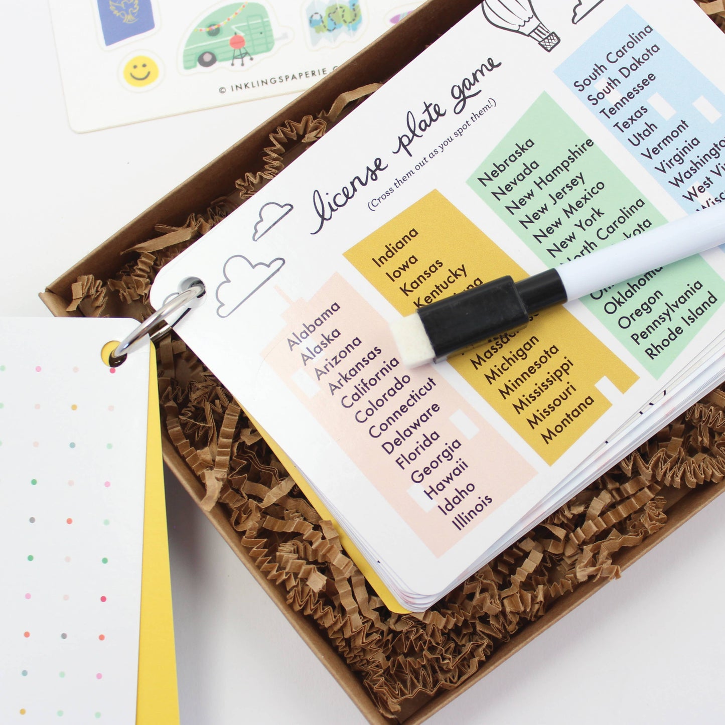 Kids Road Trip Kit Journal