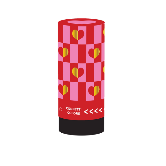 Hearts Confetti Popper
