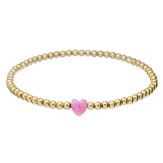 Opal Heart Bracelet | Small