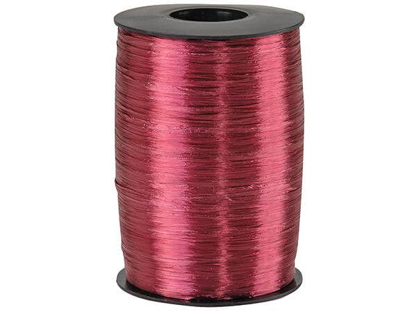 Pearlized Raffia Ribbon: Kelly Pearlized / 1 Pack / 500 yards