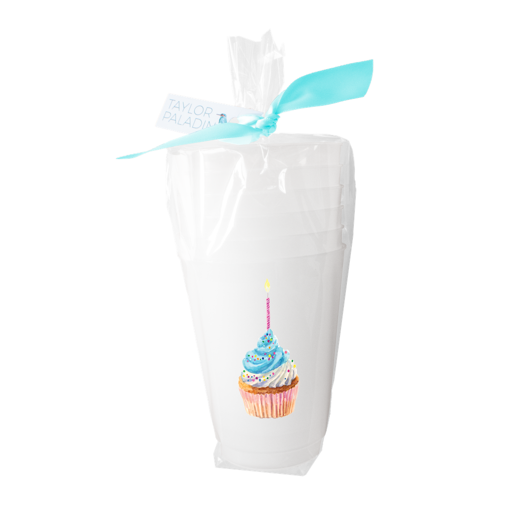 Happy Birthday Frosted Cups