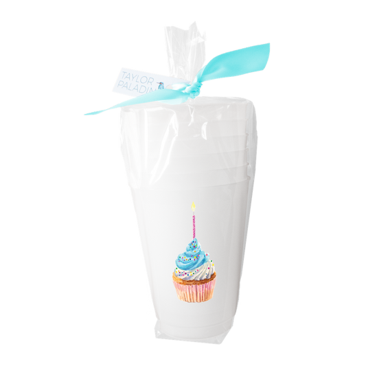 Happy Birthday Frosted Cups
