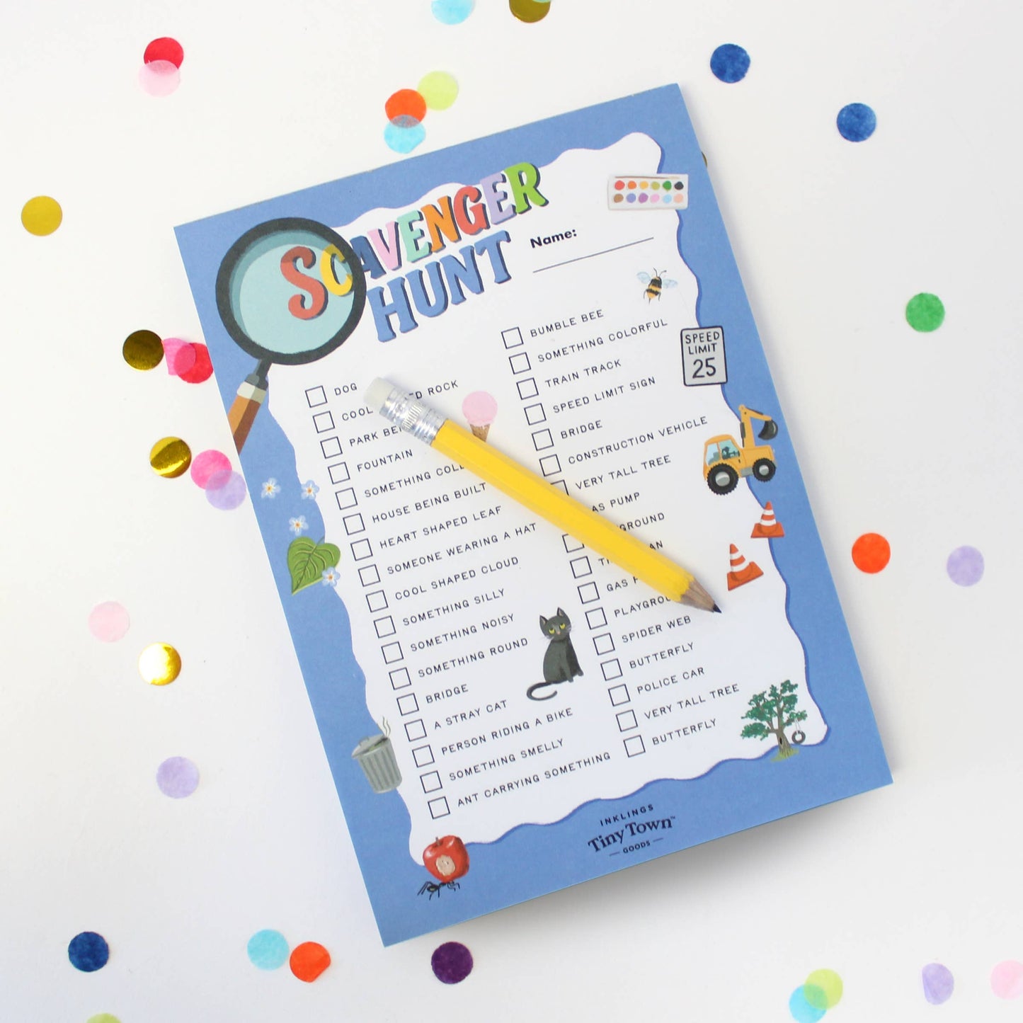 Tiny Town™ Play Notepad | Scavenger Hunt