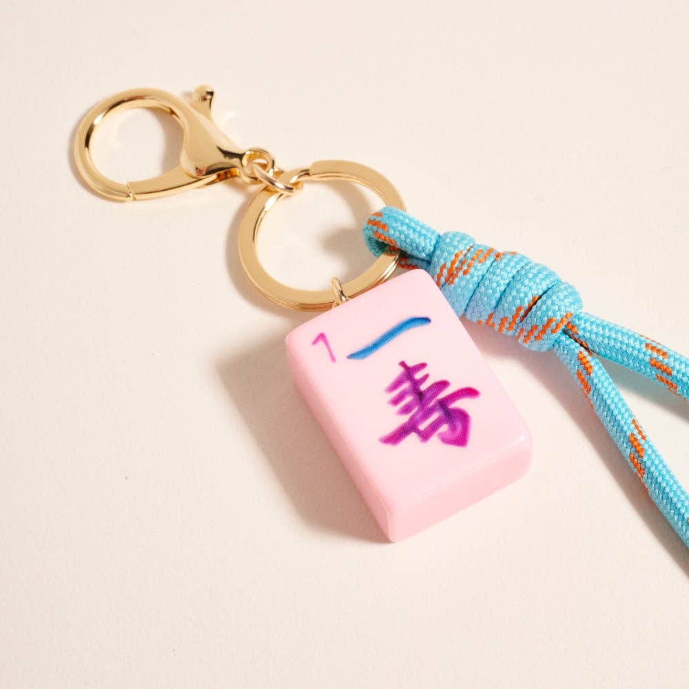 Mahjong Symbol Tile Cord Bag Charm