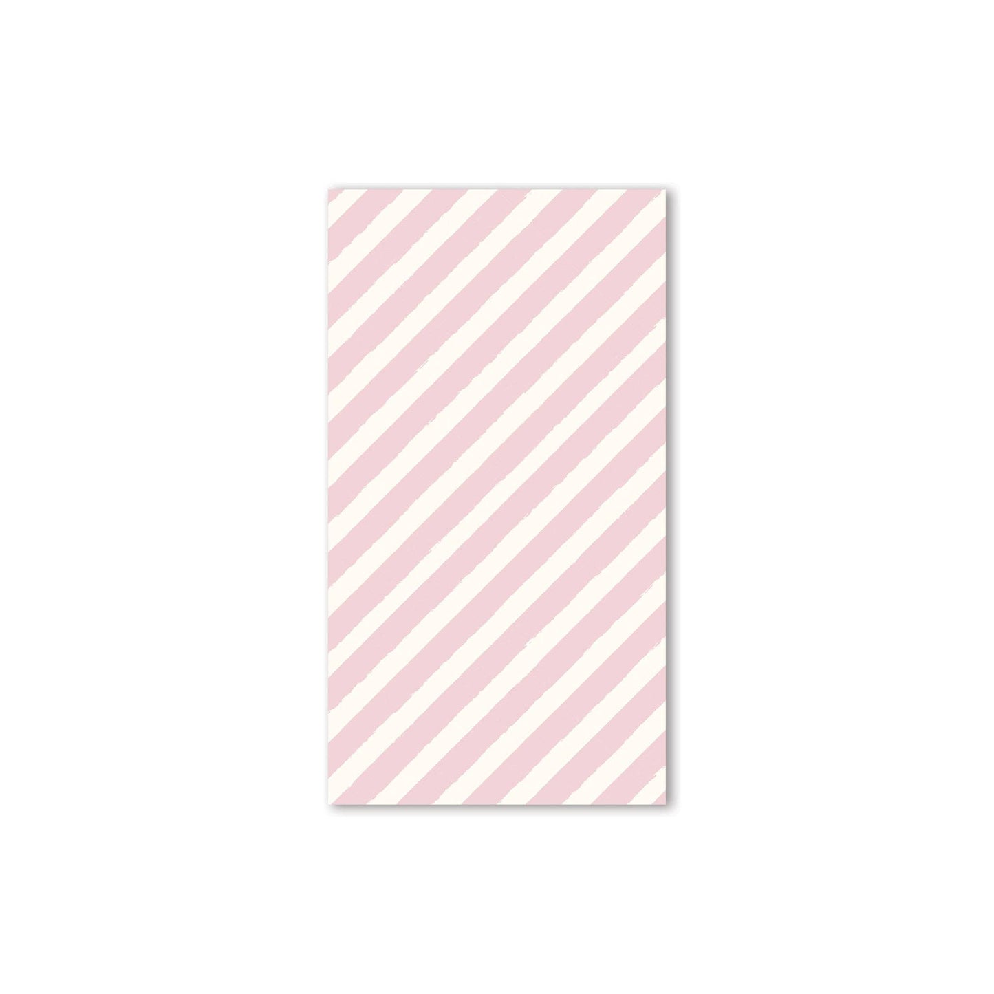 Gingerbread Pink Stripe Paper Dinner Napkin