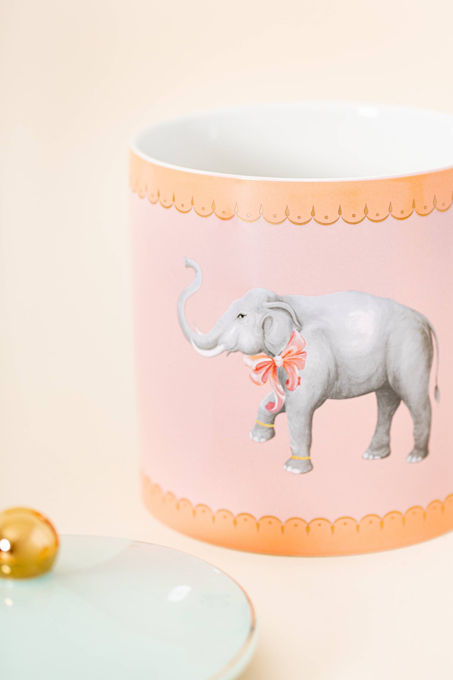 Elephant Biscuit Jar