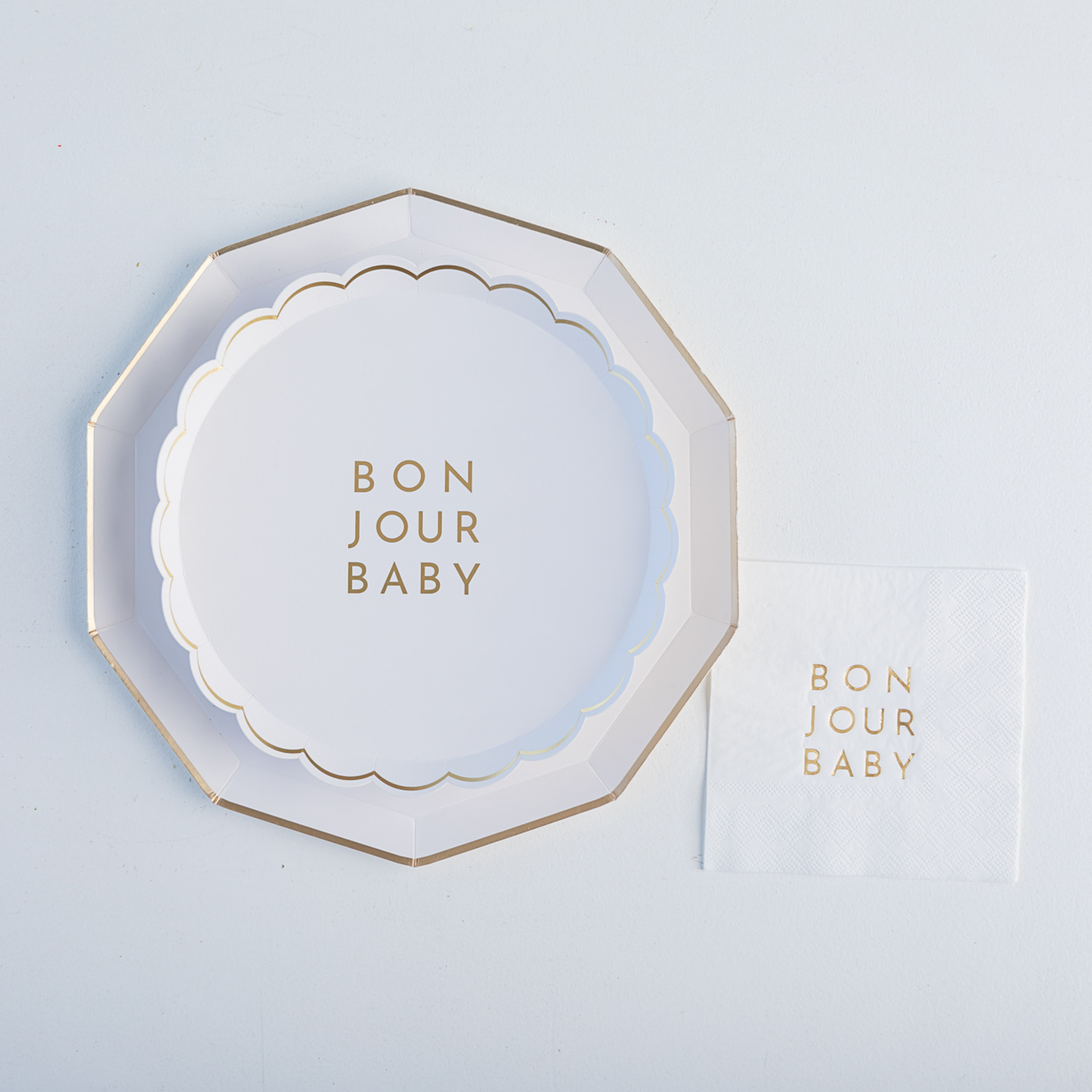 Bonjour Baby Blanc White Small Plates