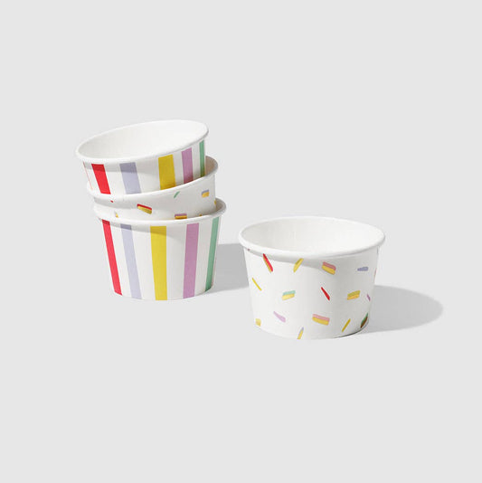 Stripe and Sprinkle Bowls