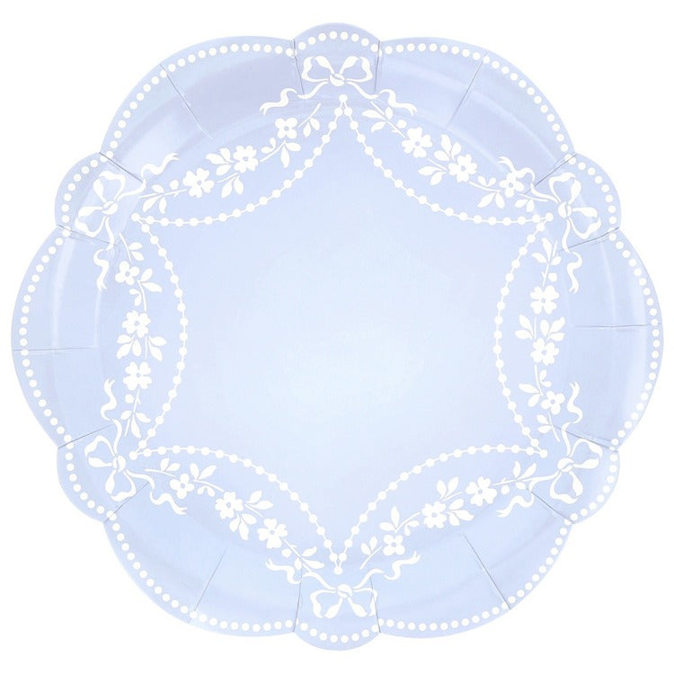 Rococo Blue Dinner Plates