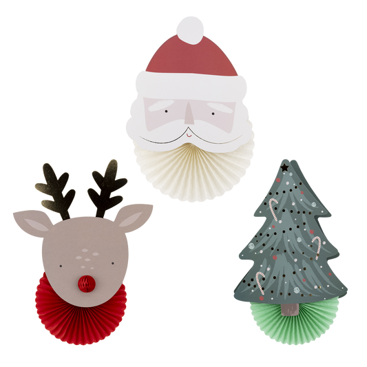 Christmas Fan Decor Set