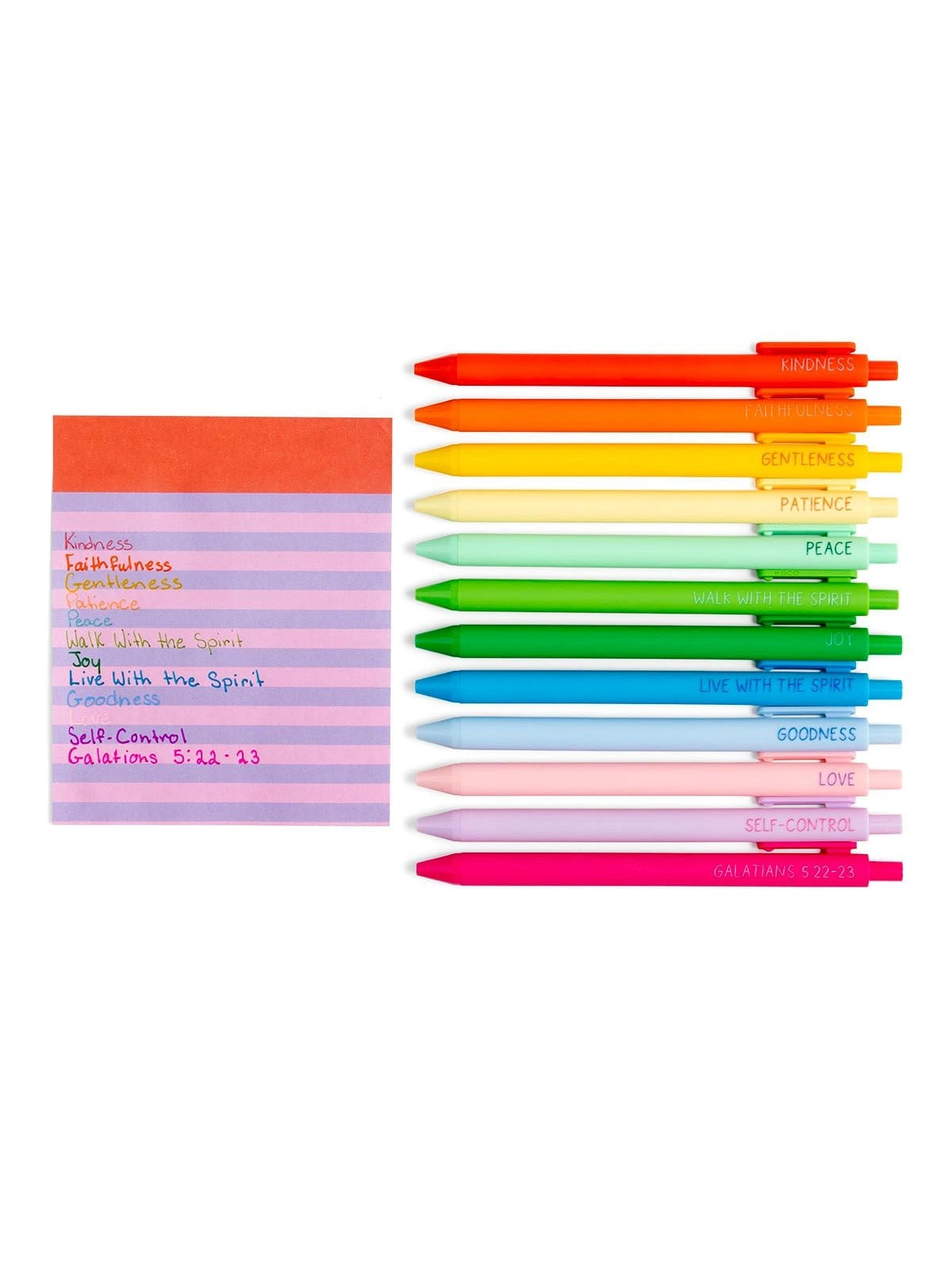 Fruits Of The Spirit Faith-Inspired Pen Set