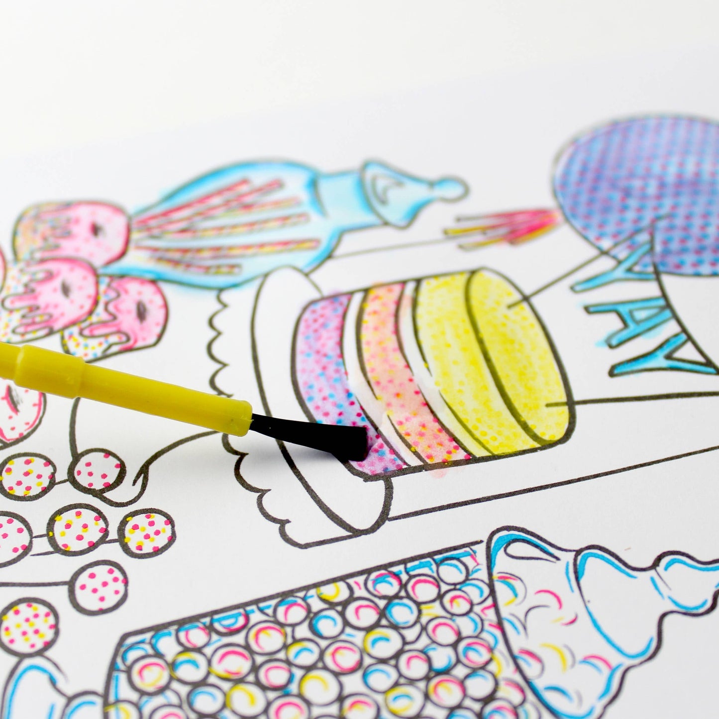 Paint With Water Card | Sweet Table