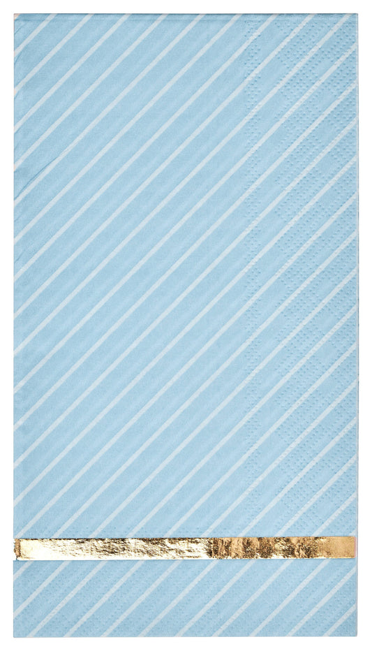 Guest Towel Everyday Sky Blue 3-Ply/20ct