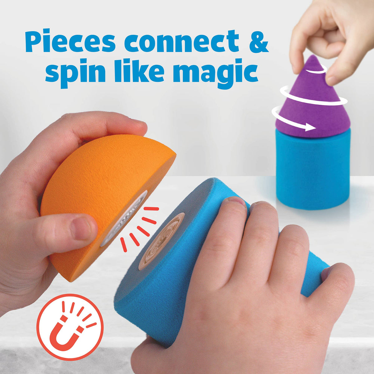 Blockaroo Magnetic Foam Blocks | Castle Set