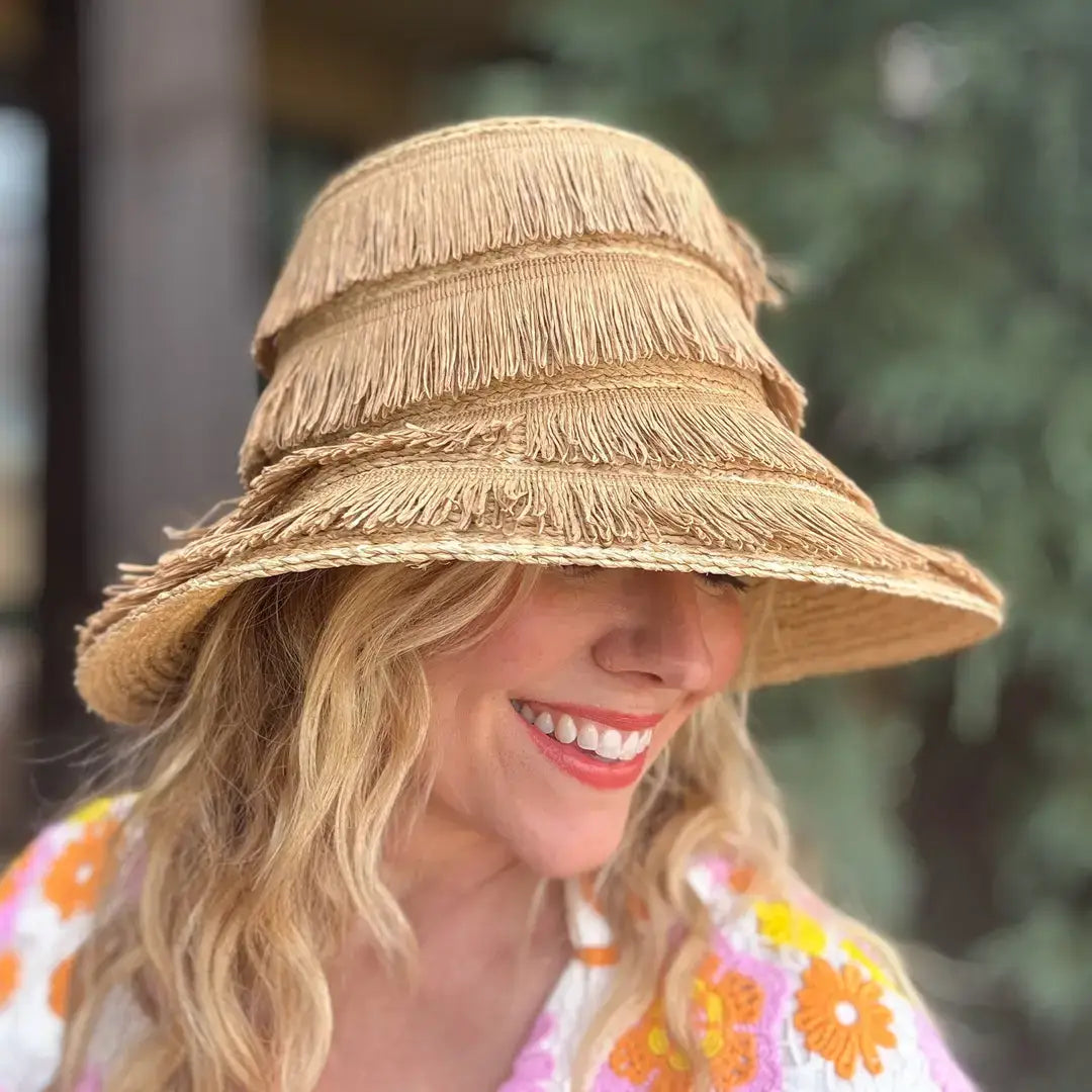 Maxine Raffia Bucket Hat