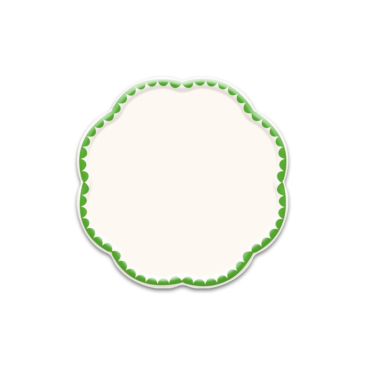 Green Dessert Plate