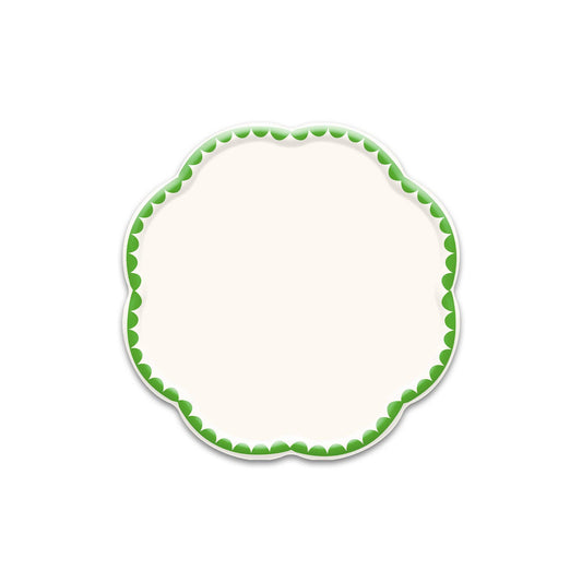 Green Dessert Plate