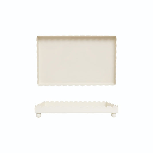 Iron Scalloped Tray
