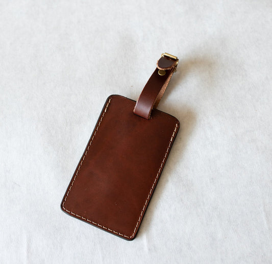 Leather Luggage Tag