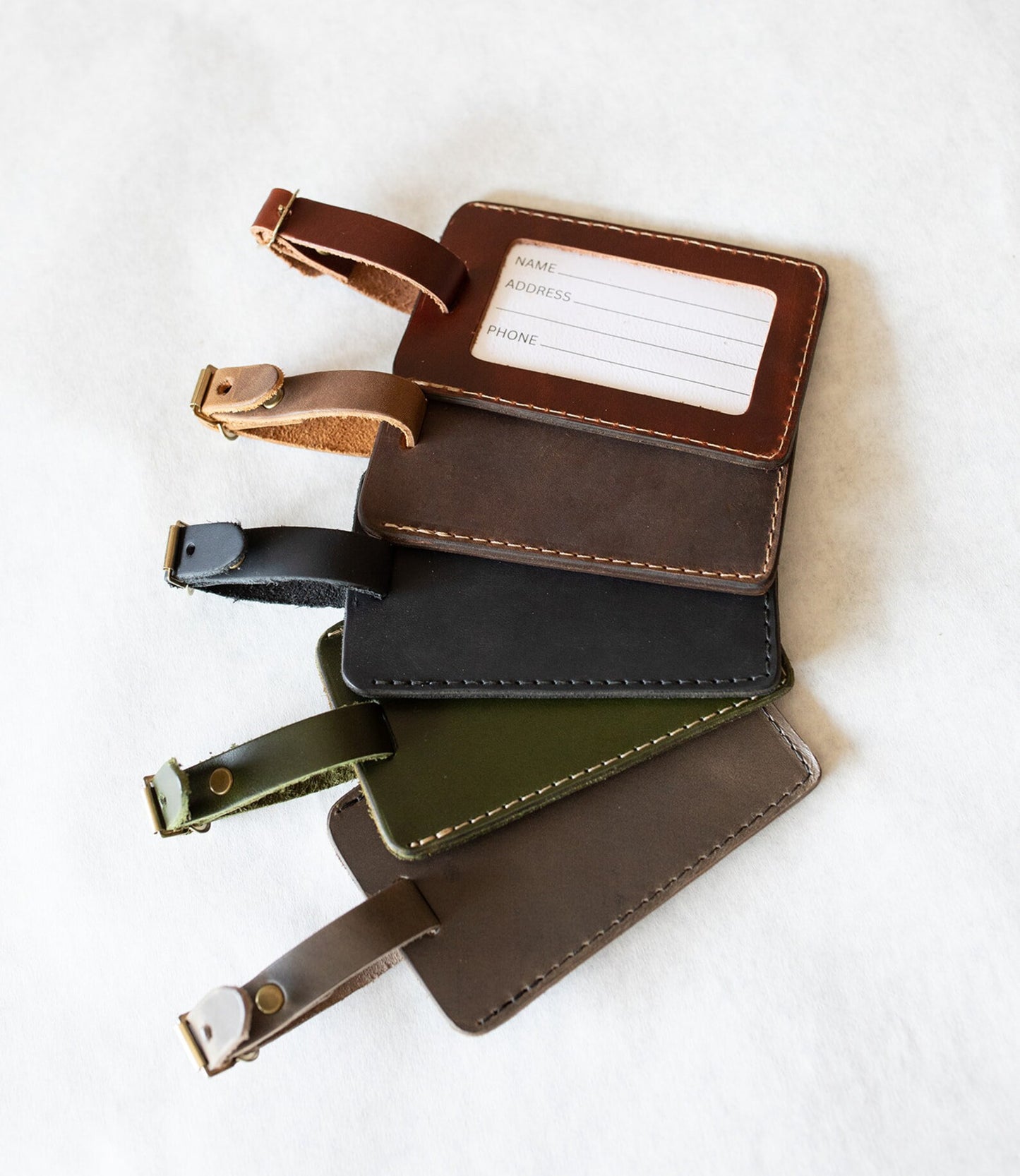Leather Luggage Tag