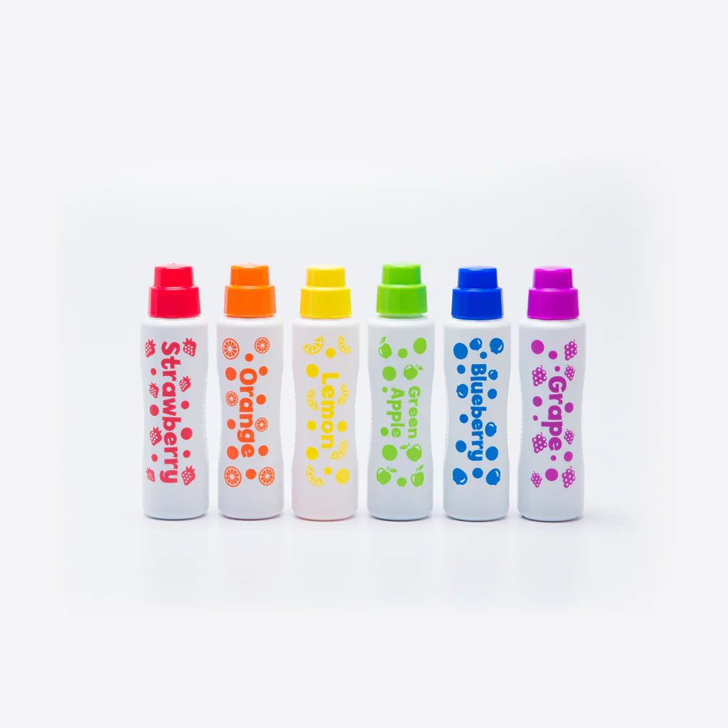 Juicy Fruits Scented 6 Pack Dot Markers