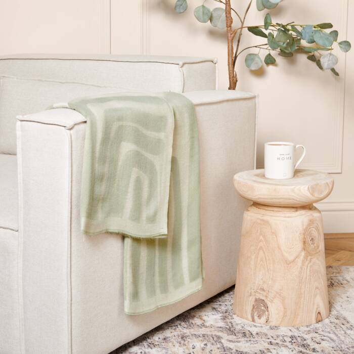 Printed Throw Blanket - Thumbnail 2