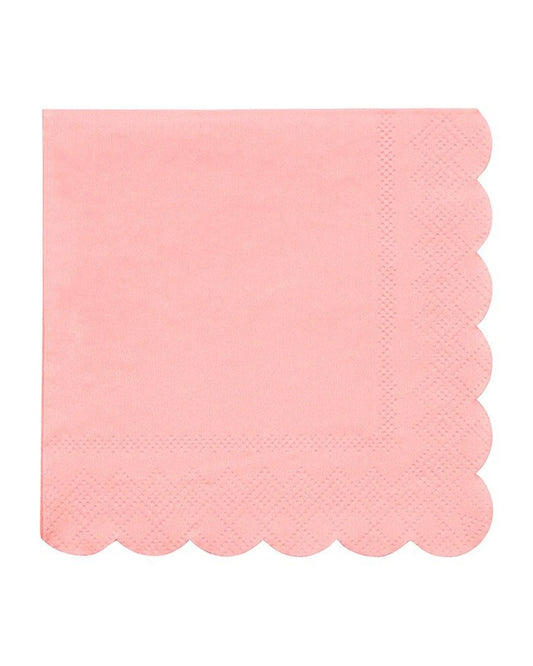 Neon Coral Large Napkins