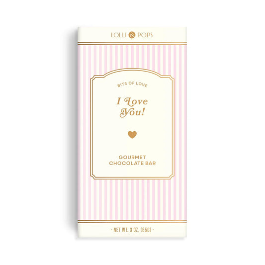 Love Chocolate Bar Card