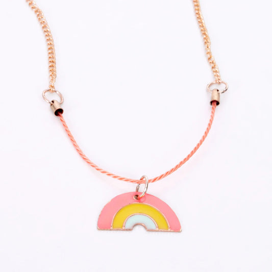 Enamel Rainbow Necklace