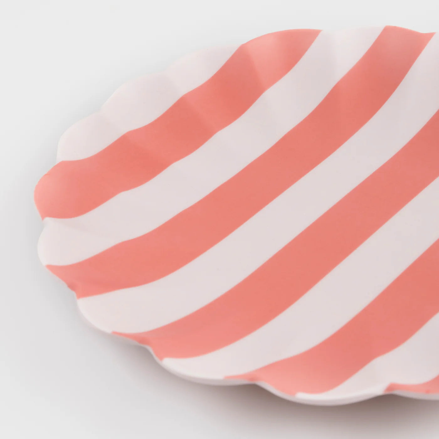 Stripy Reusable Bamboo Large Plates