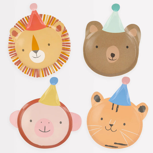 Animal Parade Die Cut Plates