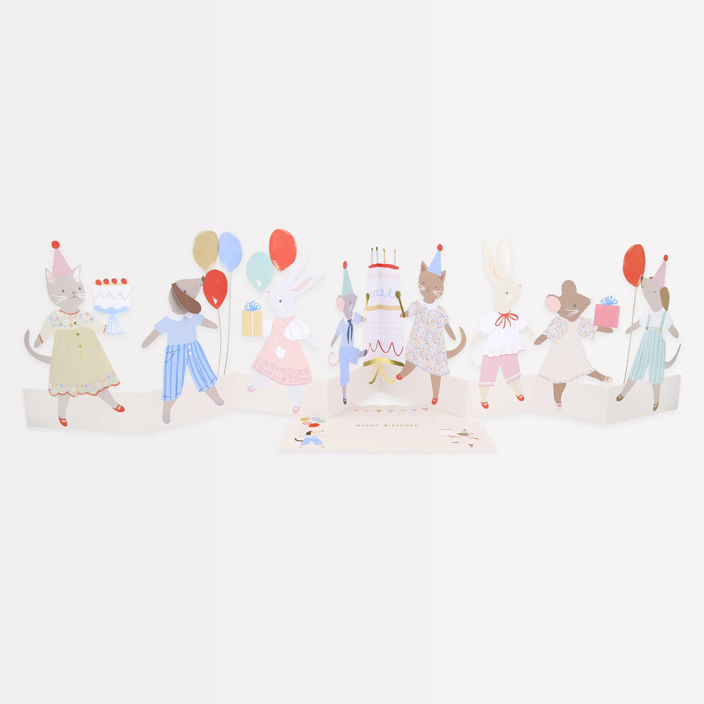 Animal Friends Birthday Card
