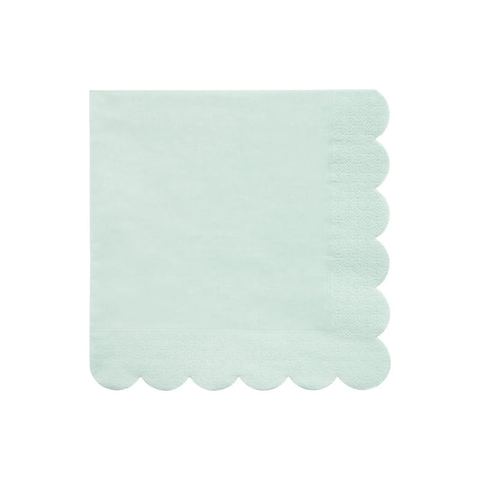 Large Mint Sorbet Paper Napkins