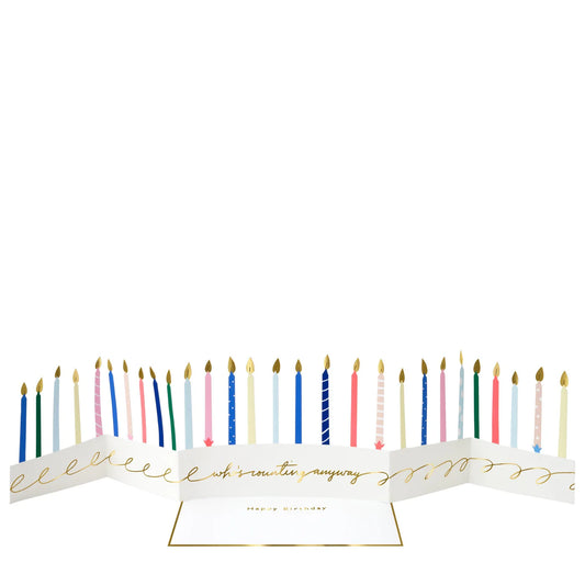 Candle Birthday Card