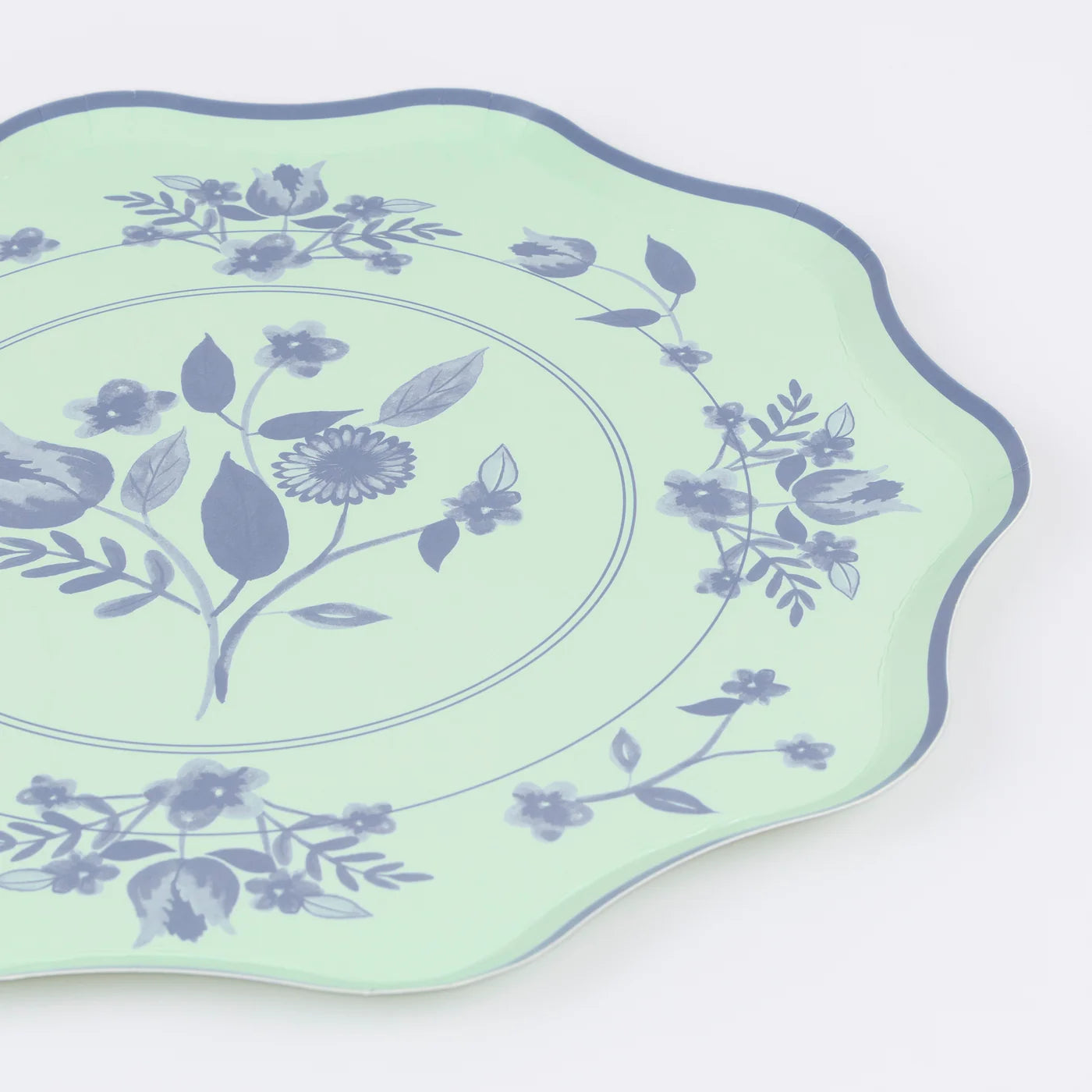 Vintage Botanical Dinner Plates