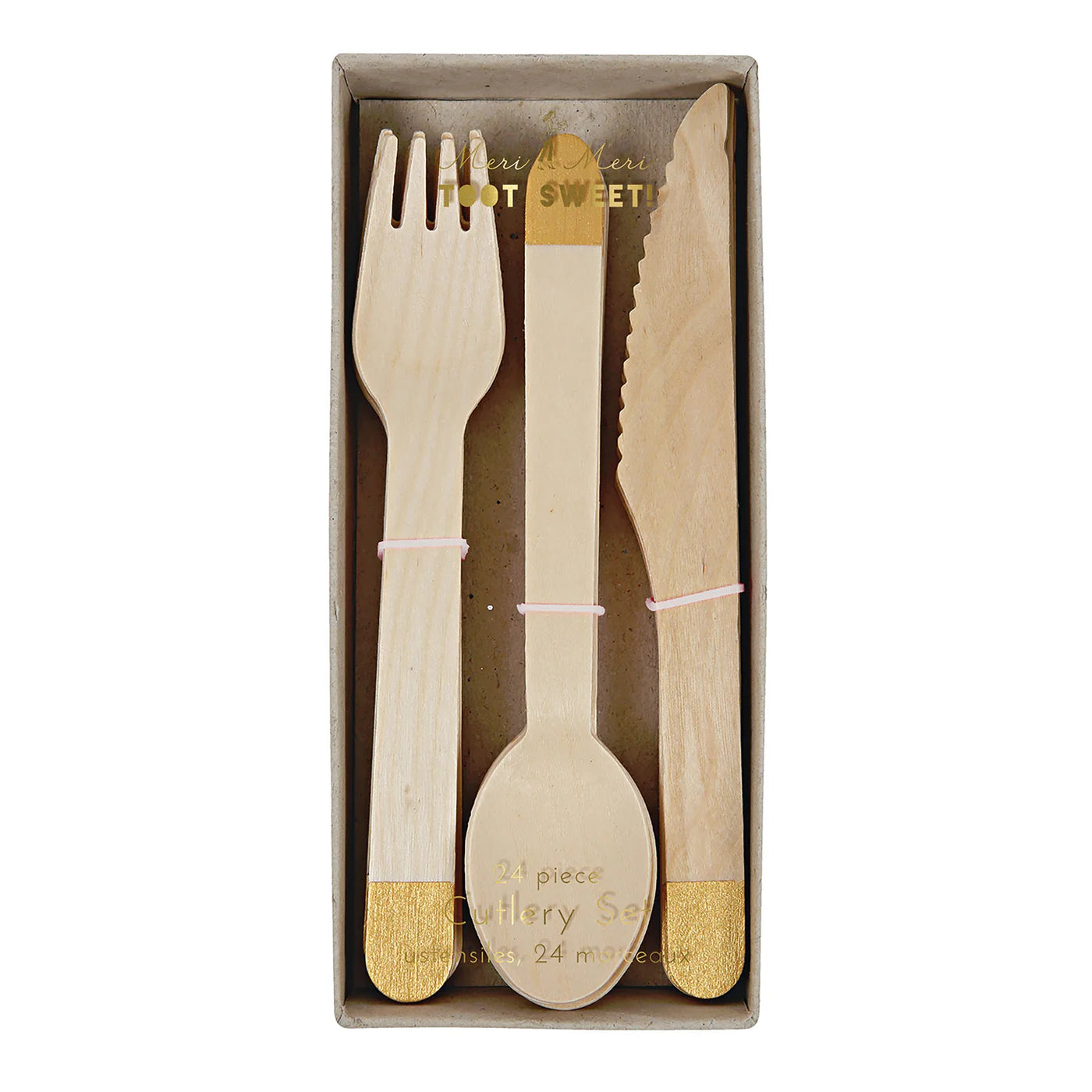 Wooden Cutlery Set