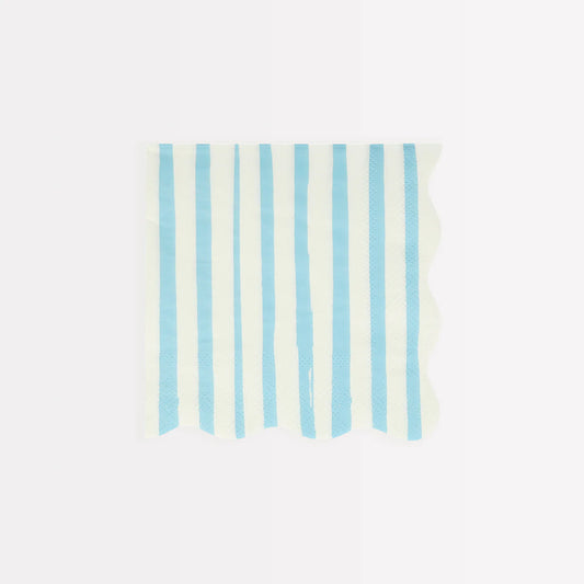 Blue Stripe Small Napkins