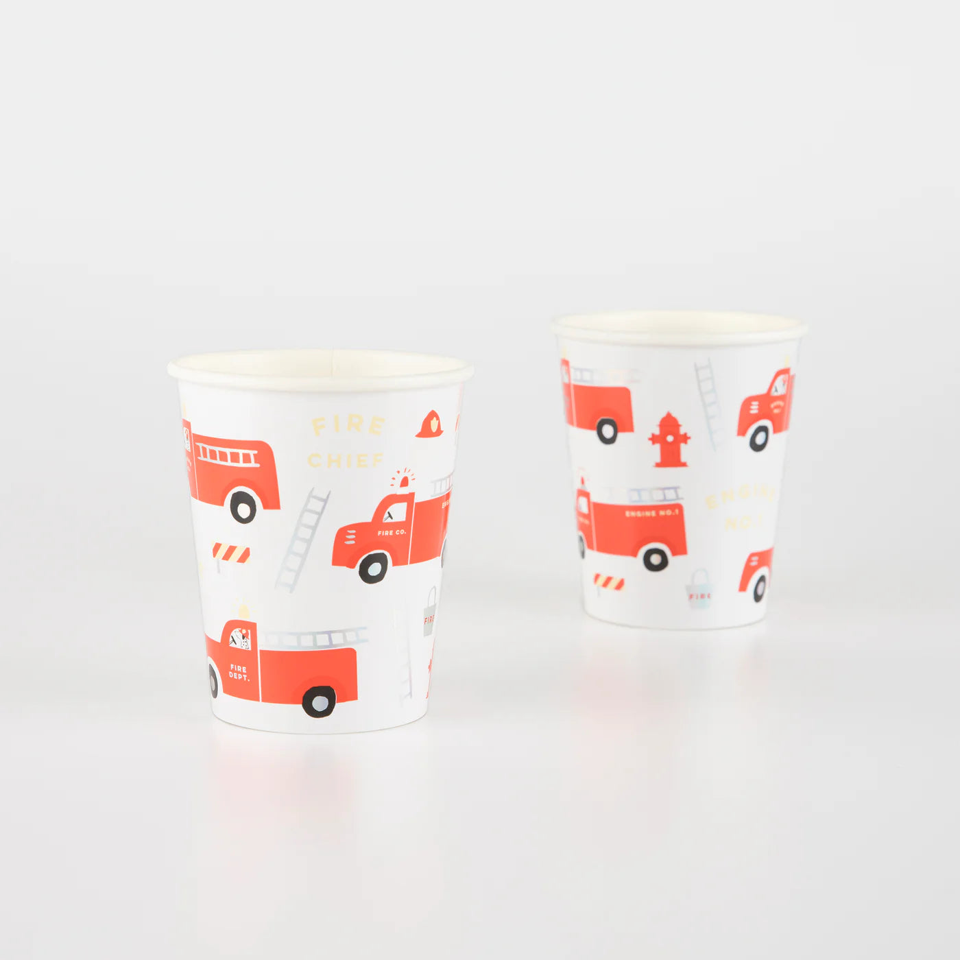 Fire Truck Cups