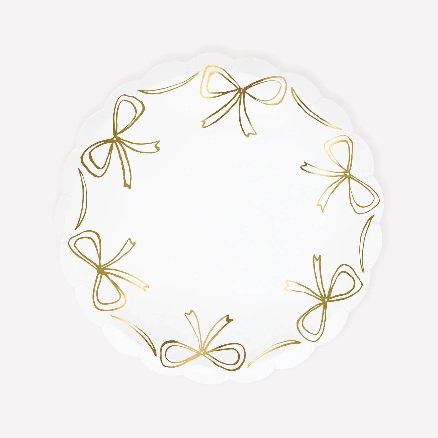 Gold Bow Side Plates