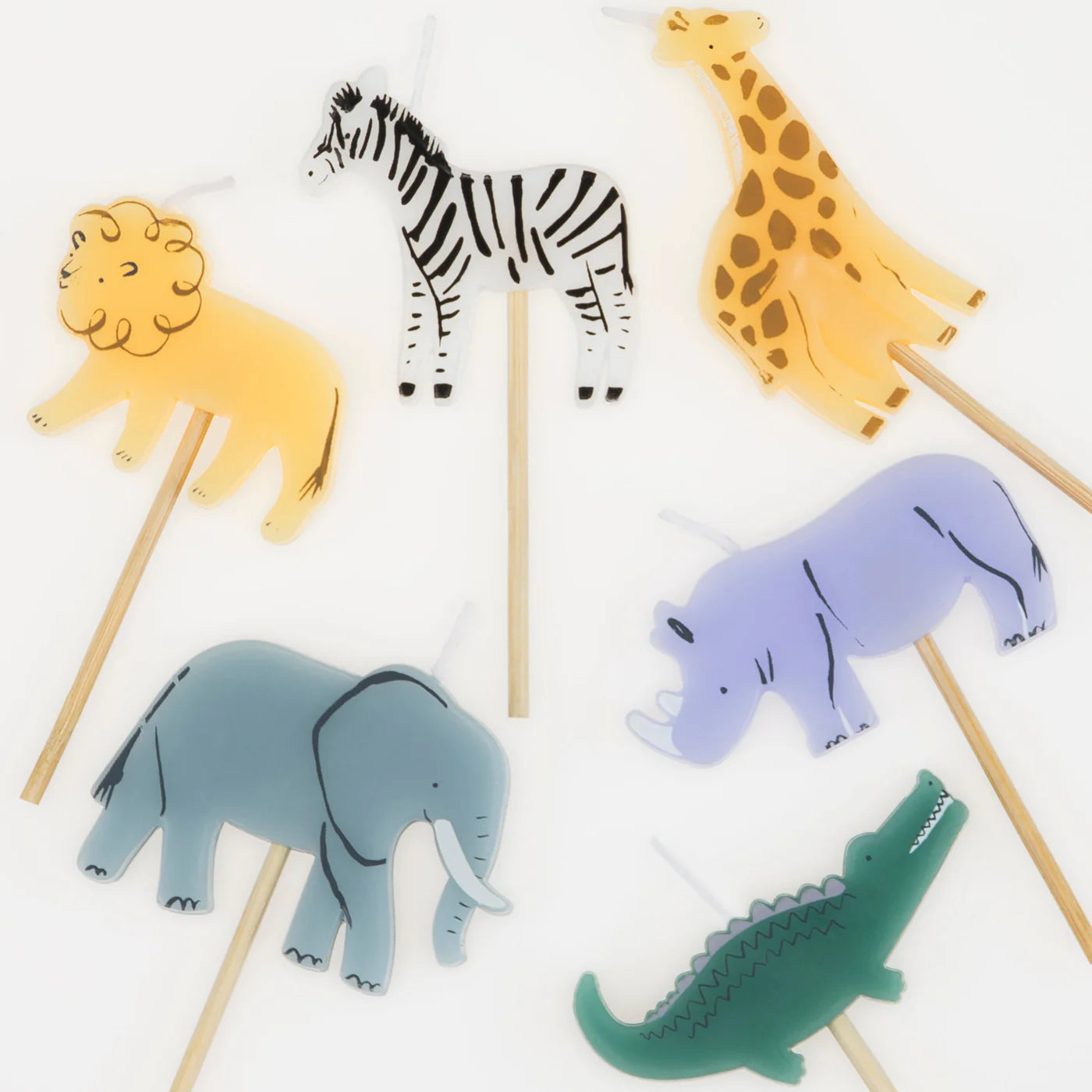 Jungle Animal Candles