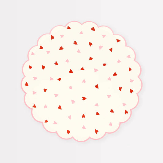Heart Pattern Side Plates