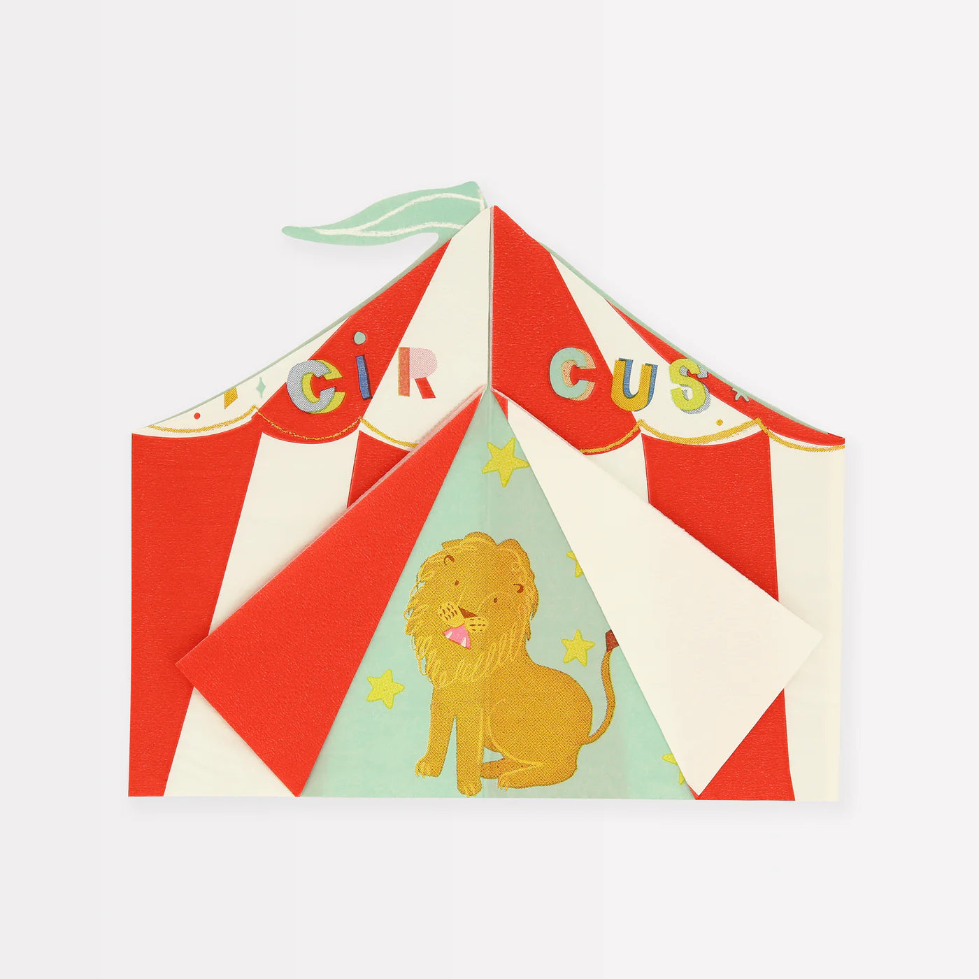 Circus Shaped Big Top Napkins