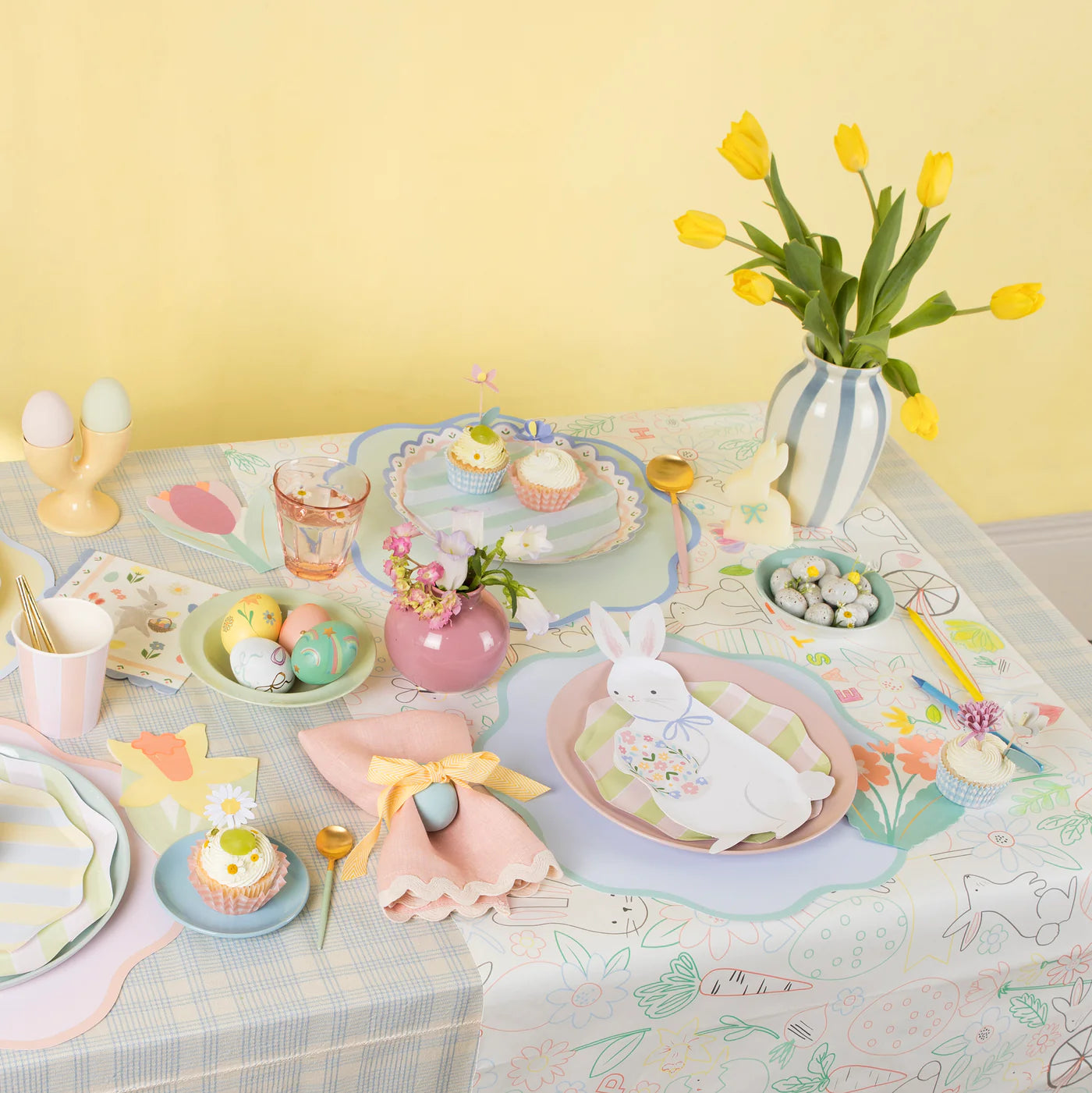 Easter Color Activity Tablecloth