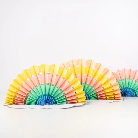 Honeycomb Rainbow Decorations