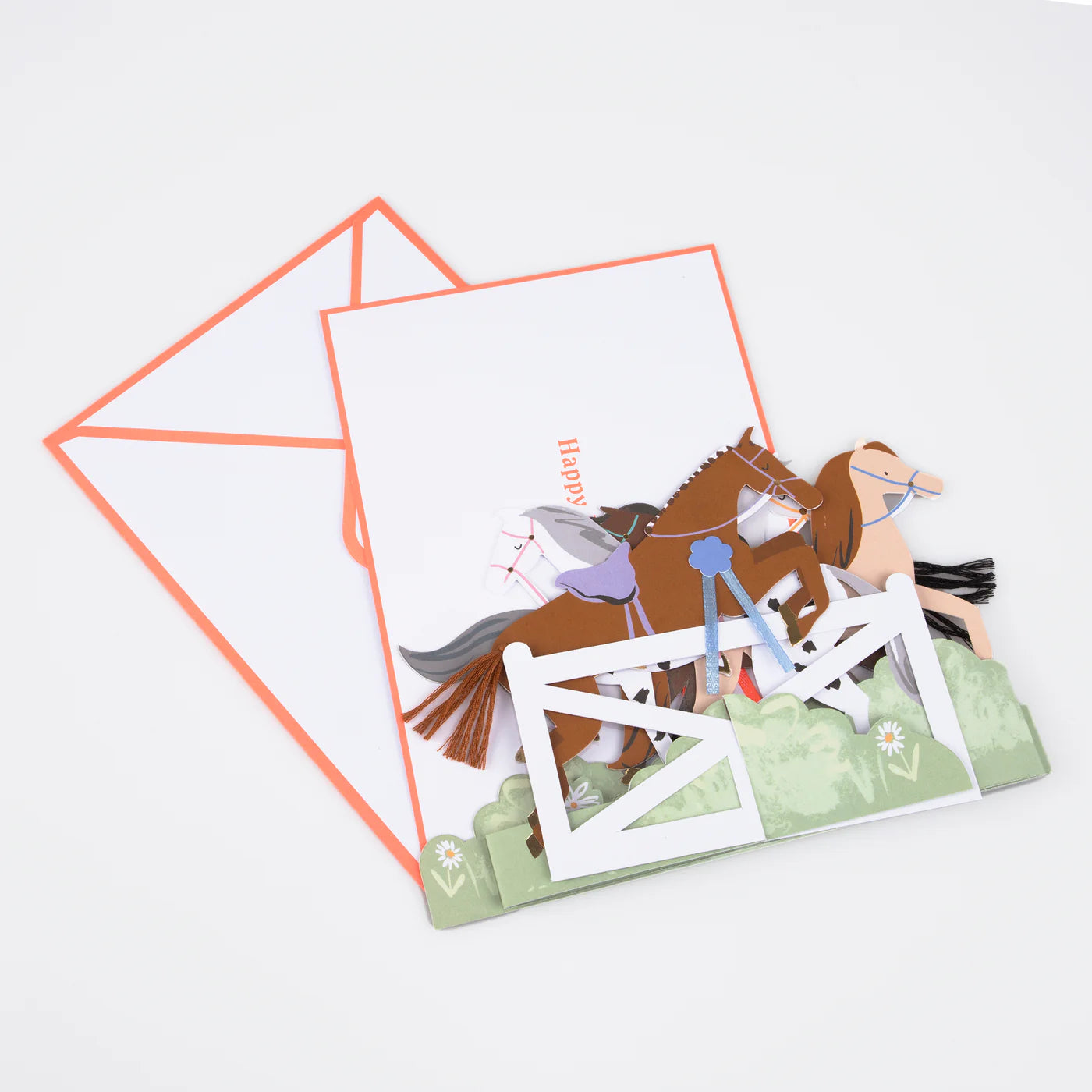 Concertina Horse Card