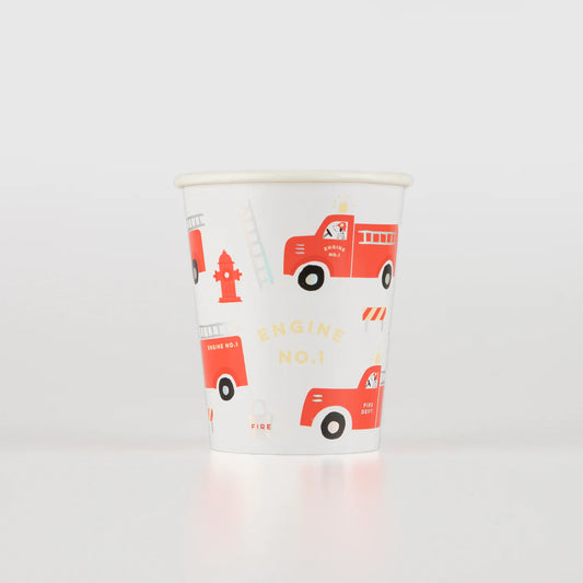 Fire Truck Cups