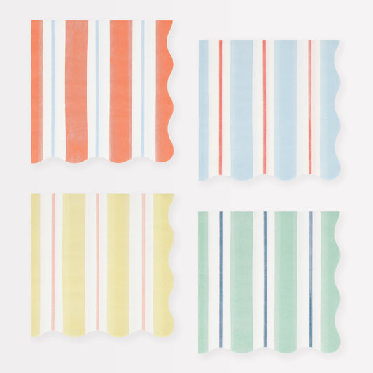 Preppy Stripe Small Napkins