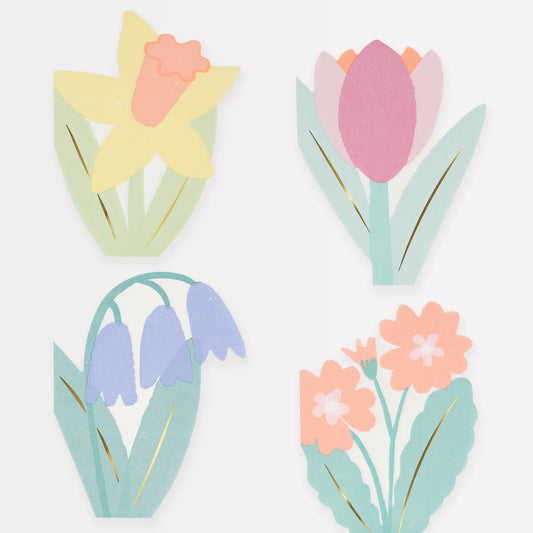 Spring Flower Napkins